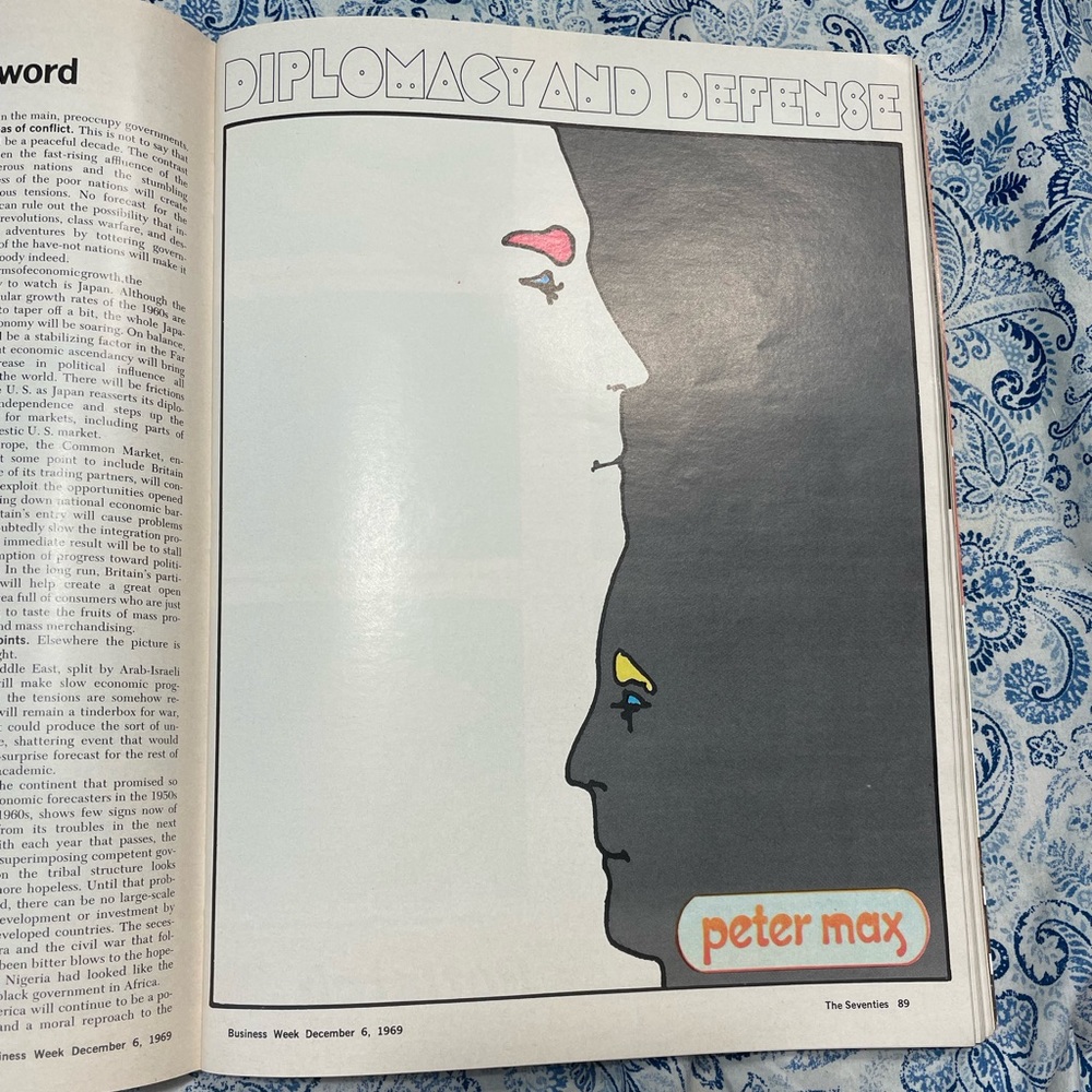 Peter Max Business Week Magazine - Picture 4 of 11